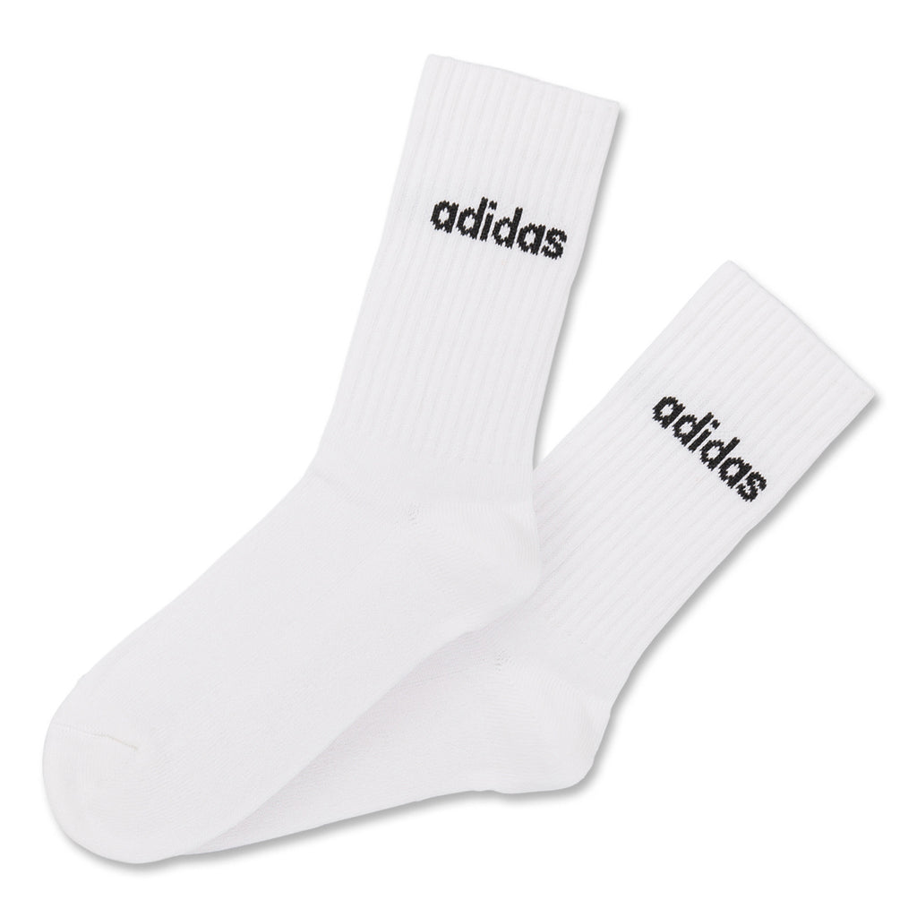 Pacco da 3 calzini neri, bianchi e grigi adidas Thin Linear-Cut