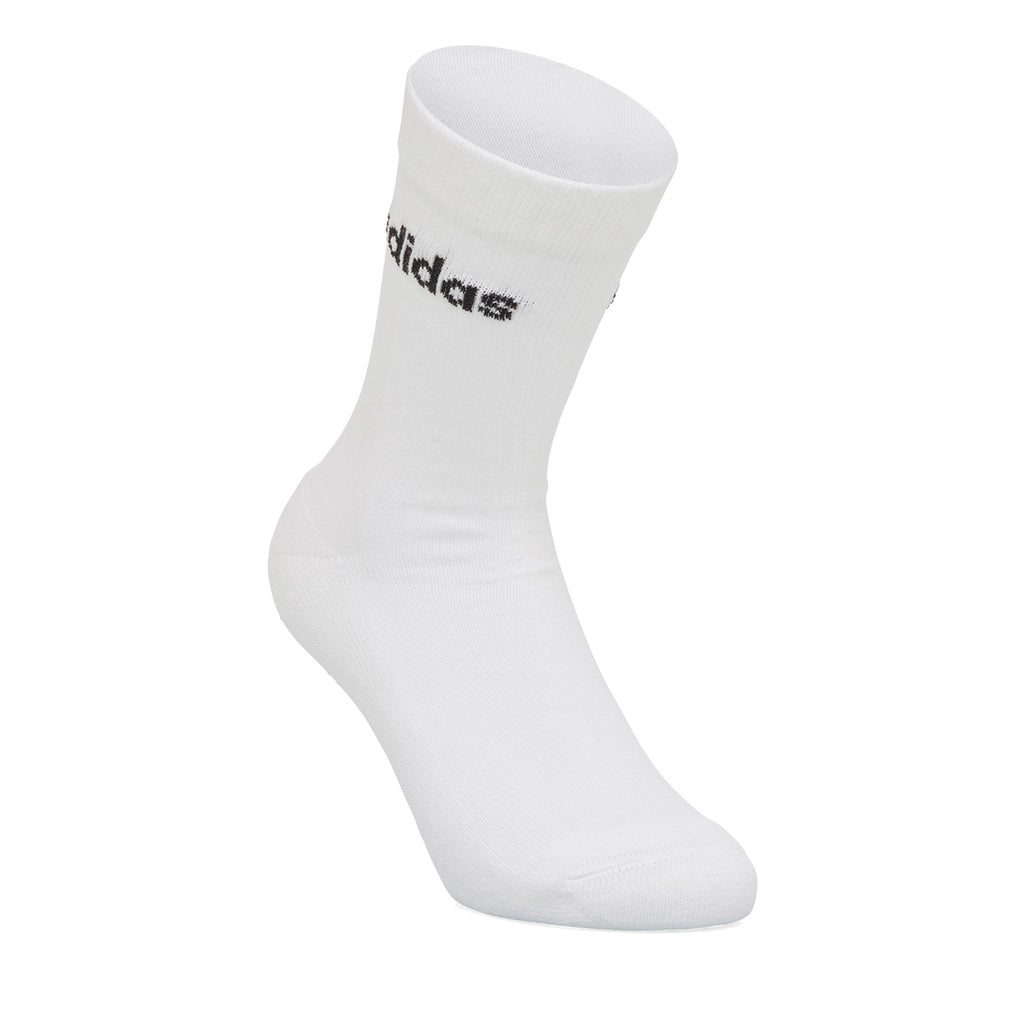 Pacco da 3 calzini neri, bianchi e grigi adidas Thin Linear-Cut