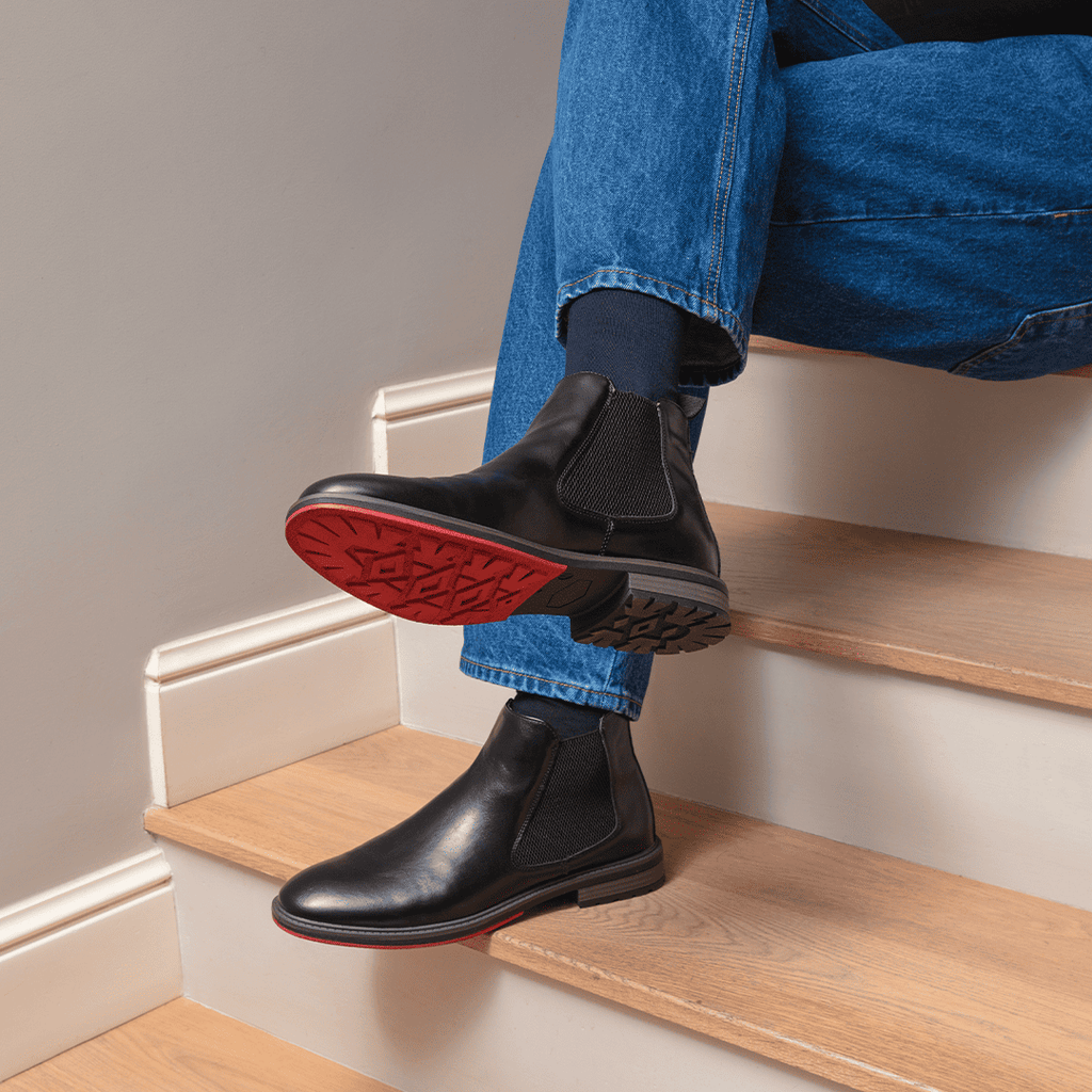 Stivaletti neri da uomo Riflessi Urbani