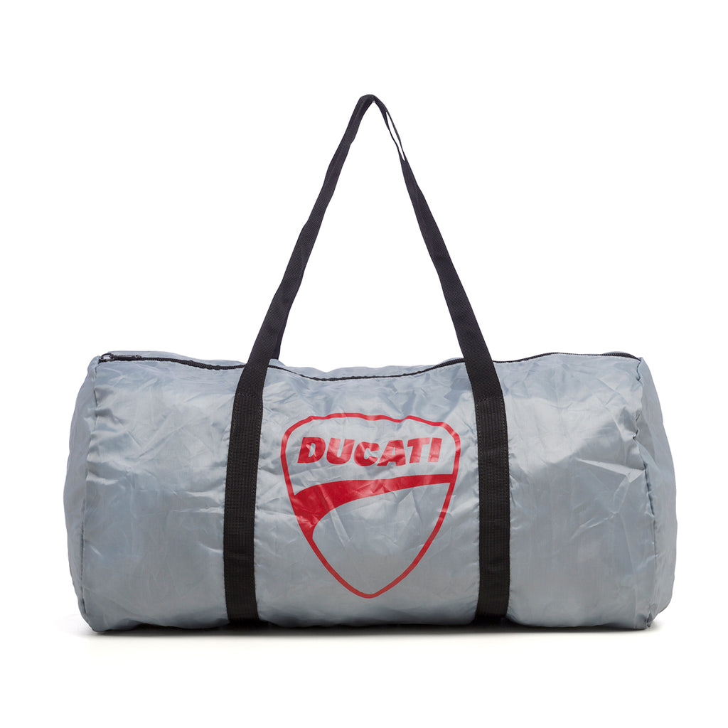 Borsone foldable grigio in nylon Ducati