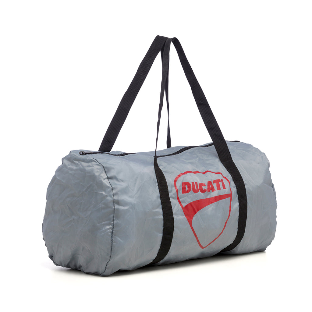 Borsone foldable grigio in nylon Ducati