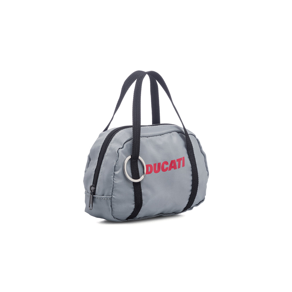 Borsone foldable grigio in nylon Ducati