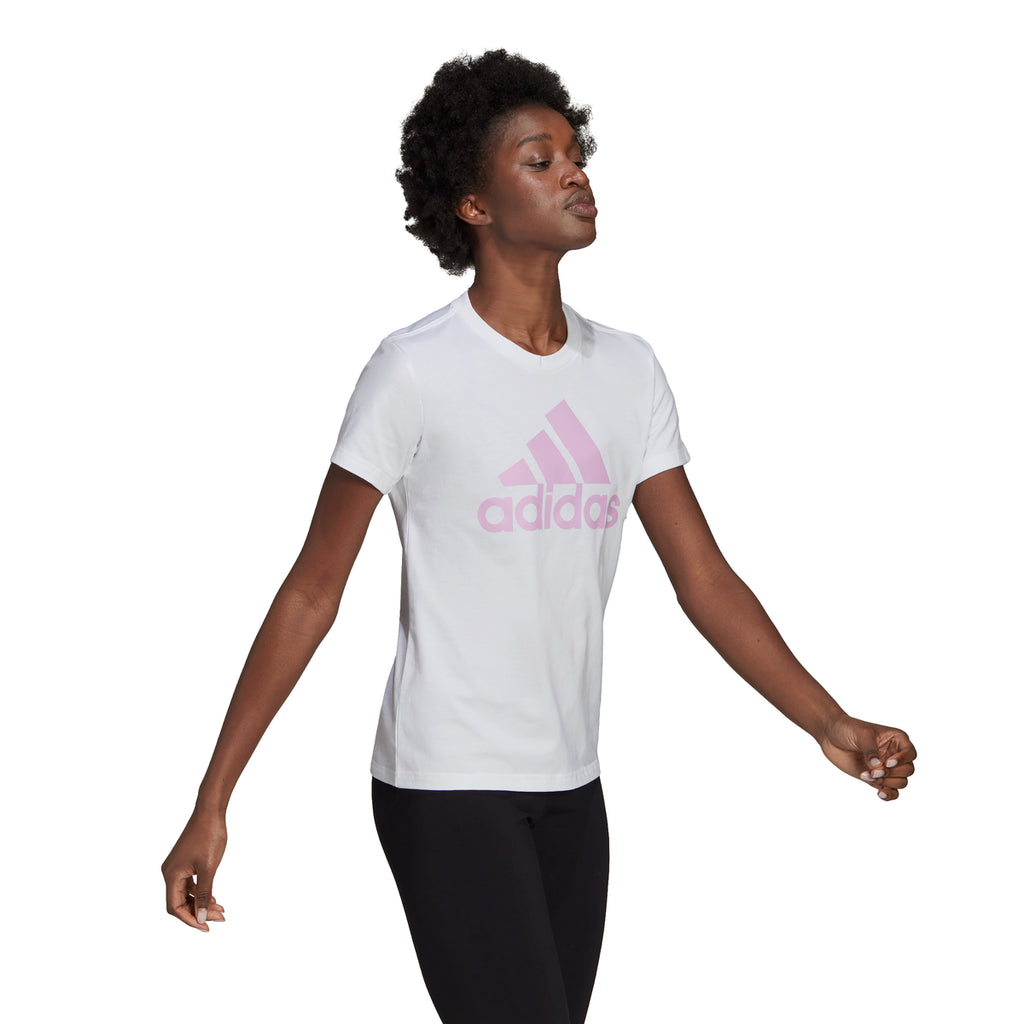 T-shirt bianca adidas LOUNGEWEAR Essentials Logo Tee