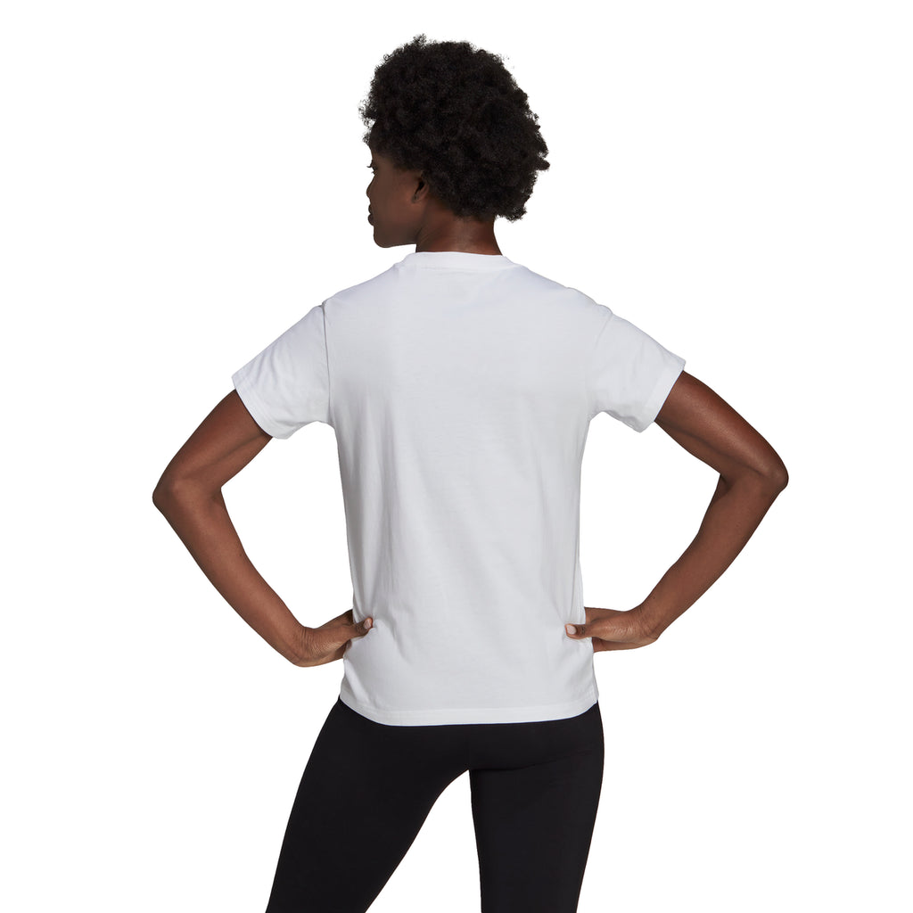 T-shirt bianca adidas LOUNGEWEAR Essentials Logo Tee