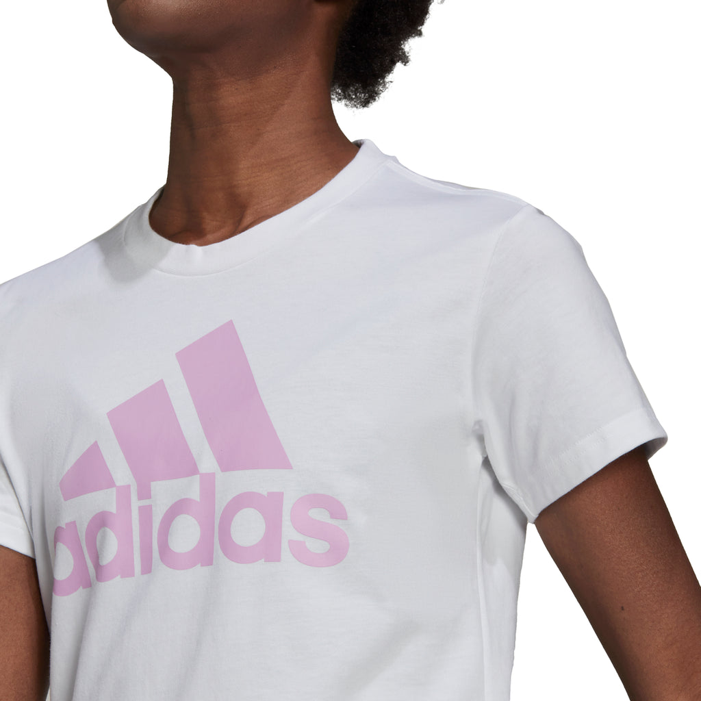 T-shirt bianca adidas LOUNGEWEAR Essentials Logo Tee