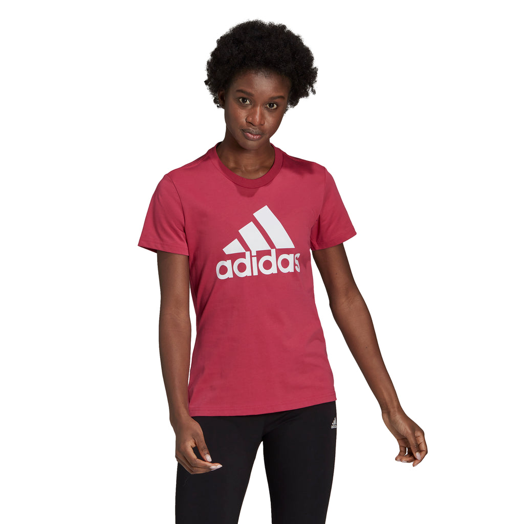 T-shirt rosa adidas LOUNGEWEAR Essentials Logo Tee