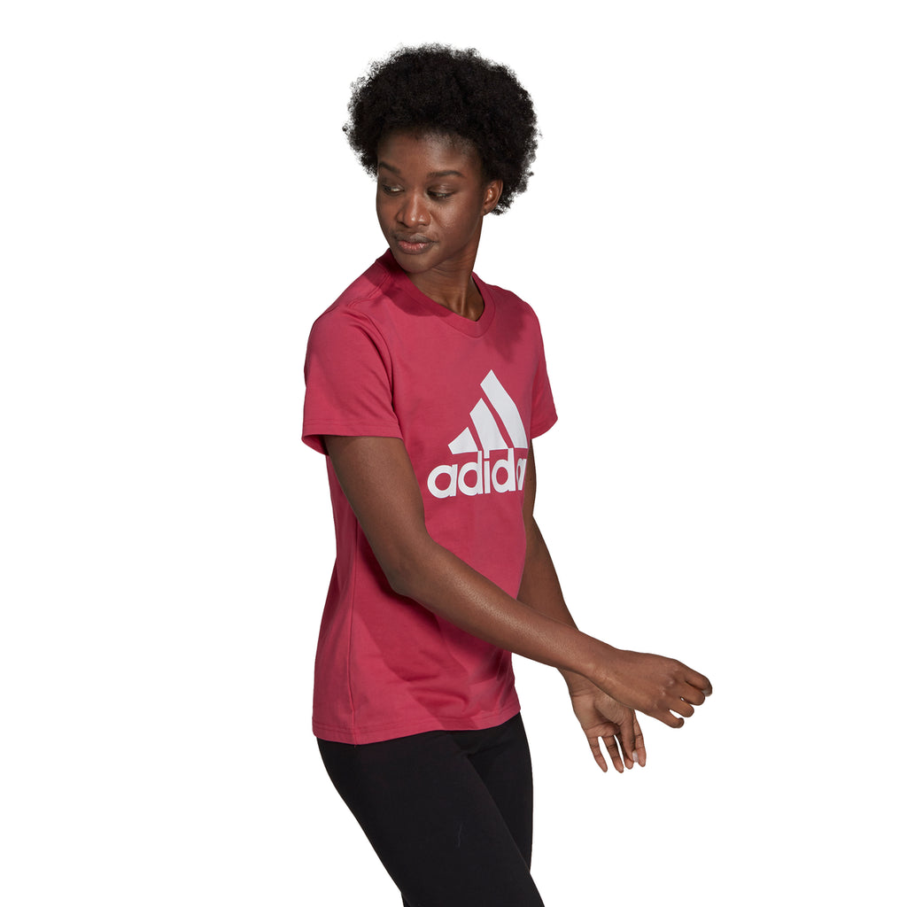 T-shirt rosa adidas LOUNGEWEAR Essentials Logo Tee