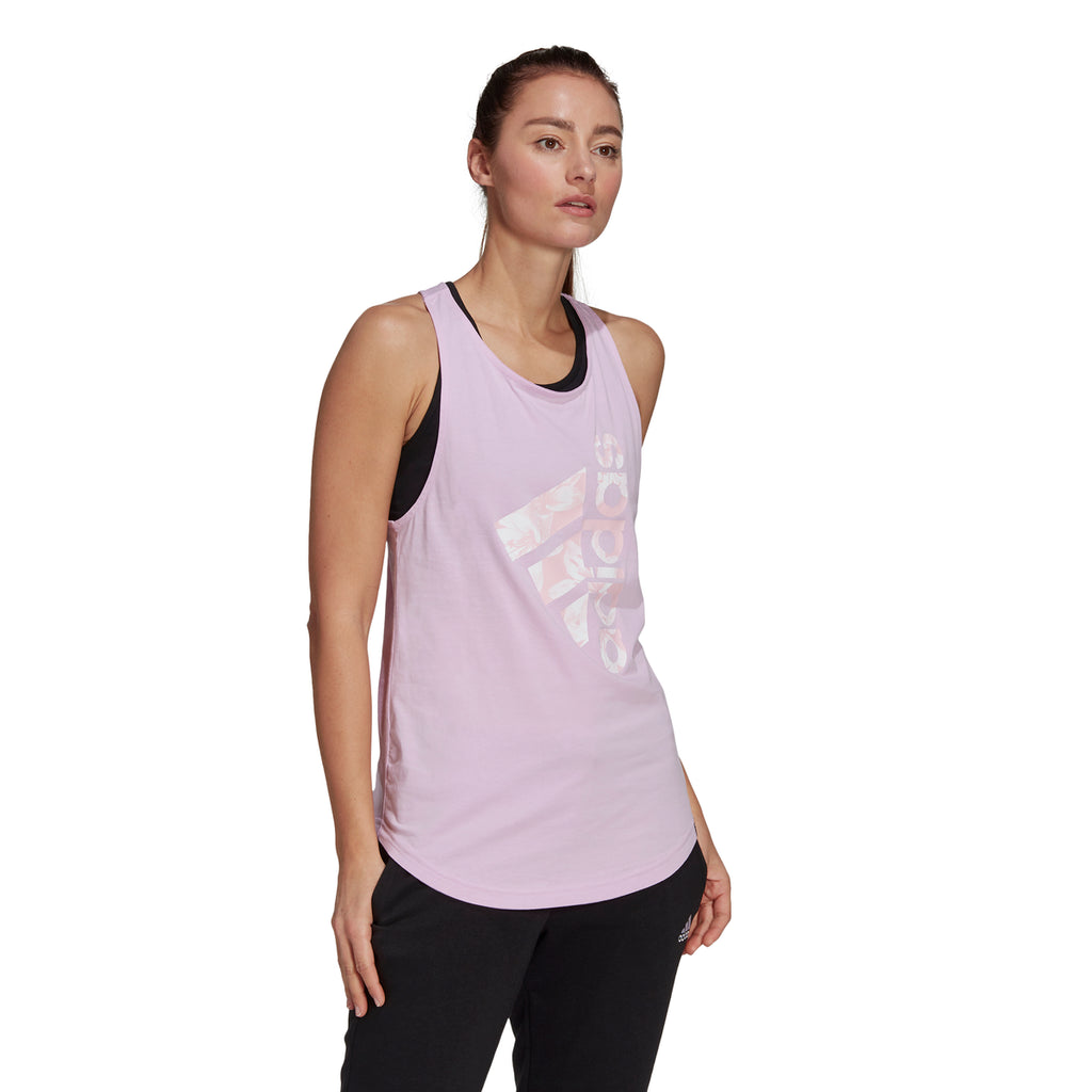 Canotta lilla adidas Floral