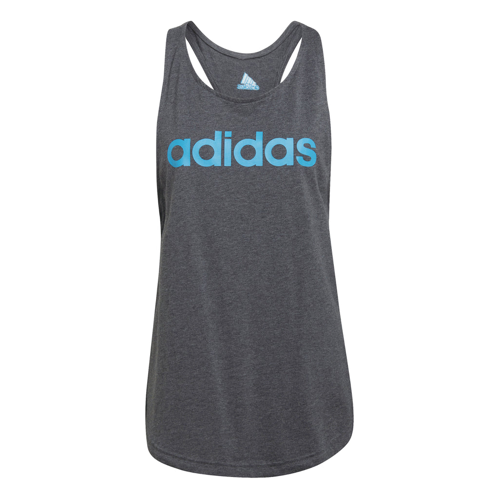 Canotta grigia da donna adidas LOUNGEWEAR Essentials Loose Logo