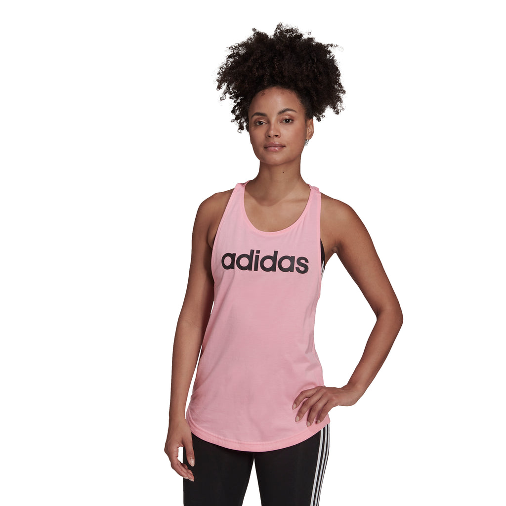 Canotta rosa da donna adidas LOUNGEWEAR Essentials Loose Logo