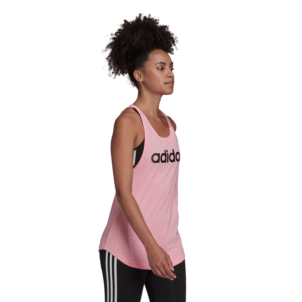 Canotta rosa da donna adidas LOUNGEWEAR Essentials Loose Logo