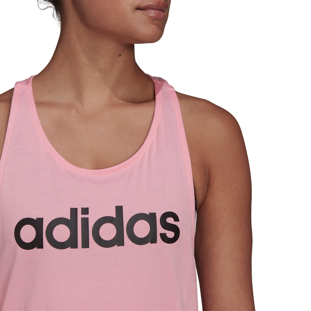 Canotta rosa da donna adidas LOUNGEWEAR Essentials Loose Logo