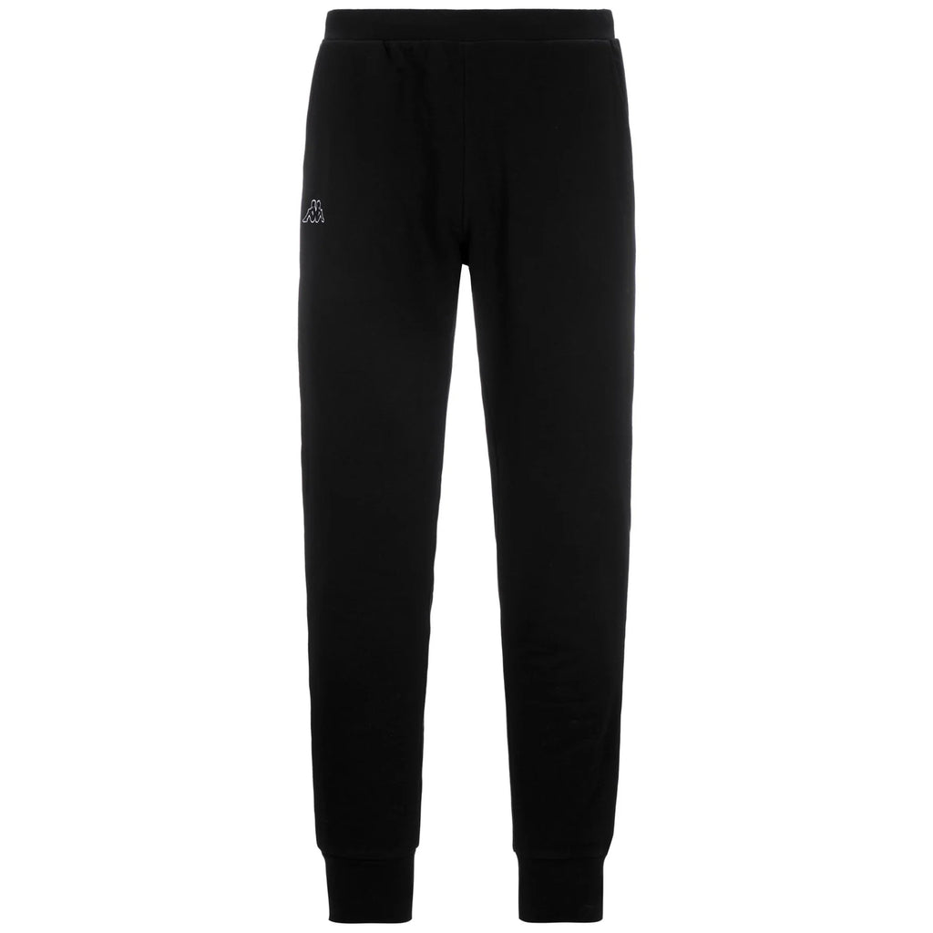 Pantaloni joggers neri da uomo con logo Kappa Zant