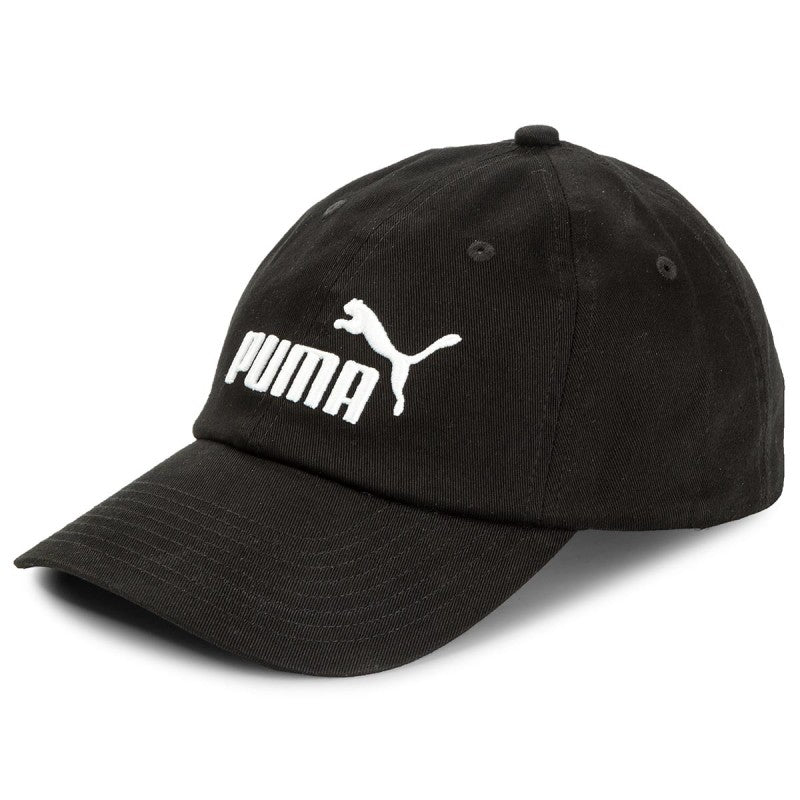 Cappellino nero con logo Puma Essentials