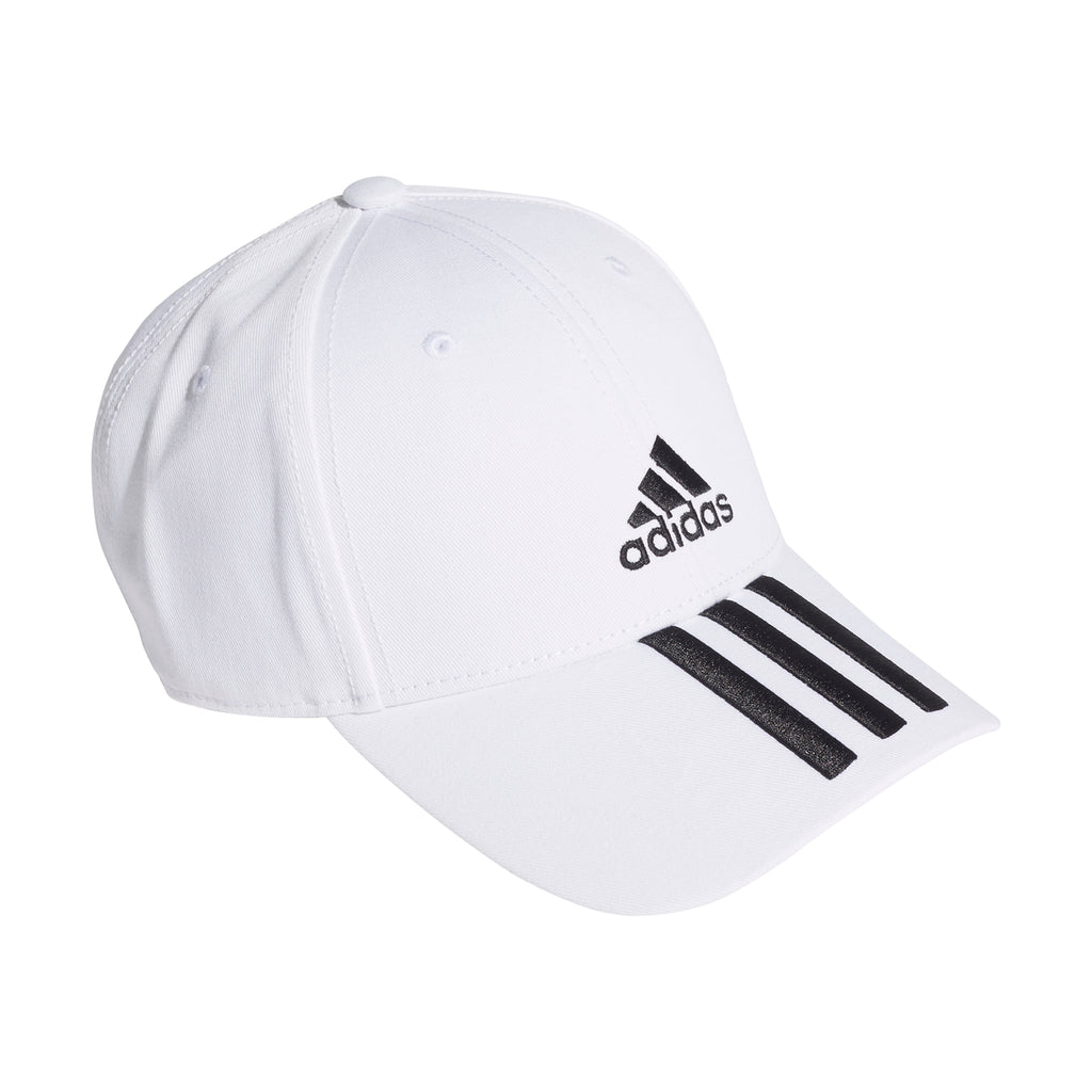 Cappellino bianco da baseball adidas 3-Stripes
