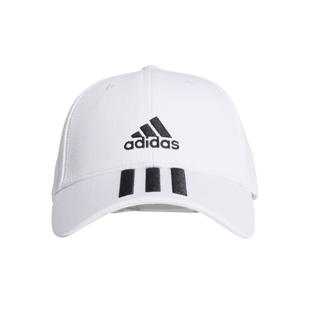 Cappellino bianco da baseball adidas 3-Stripes