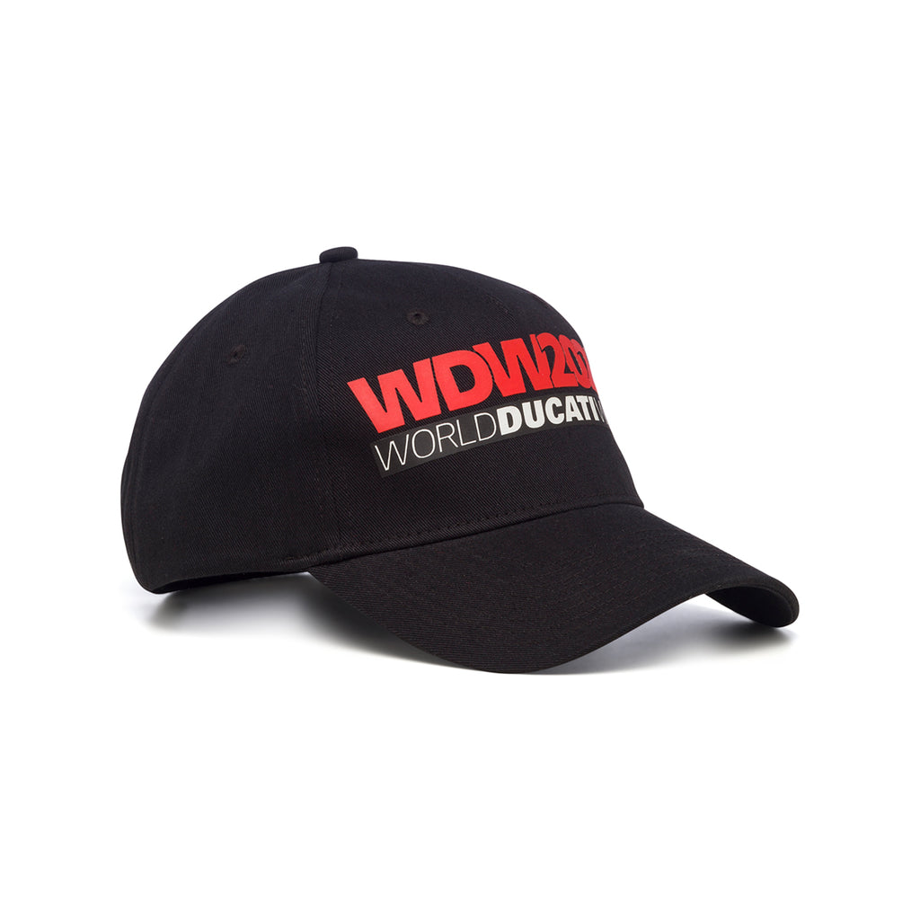 Cappellino nero con logo World Ducati Week 2022