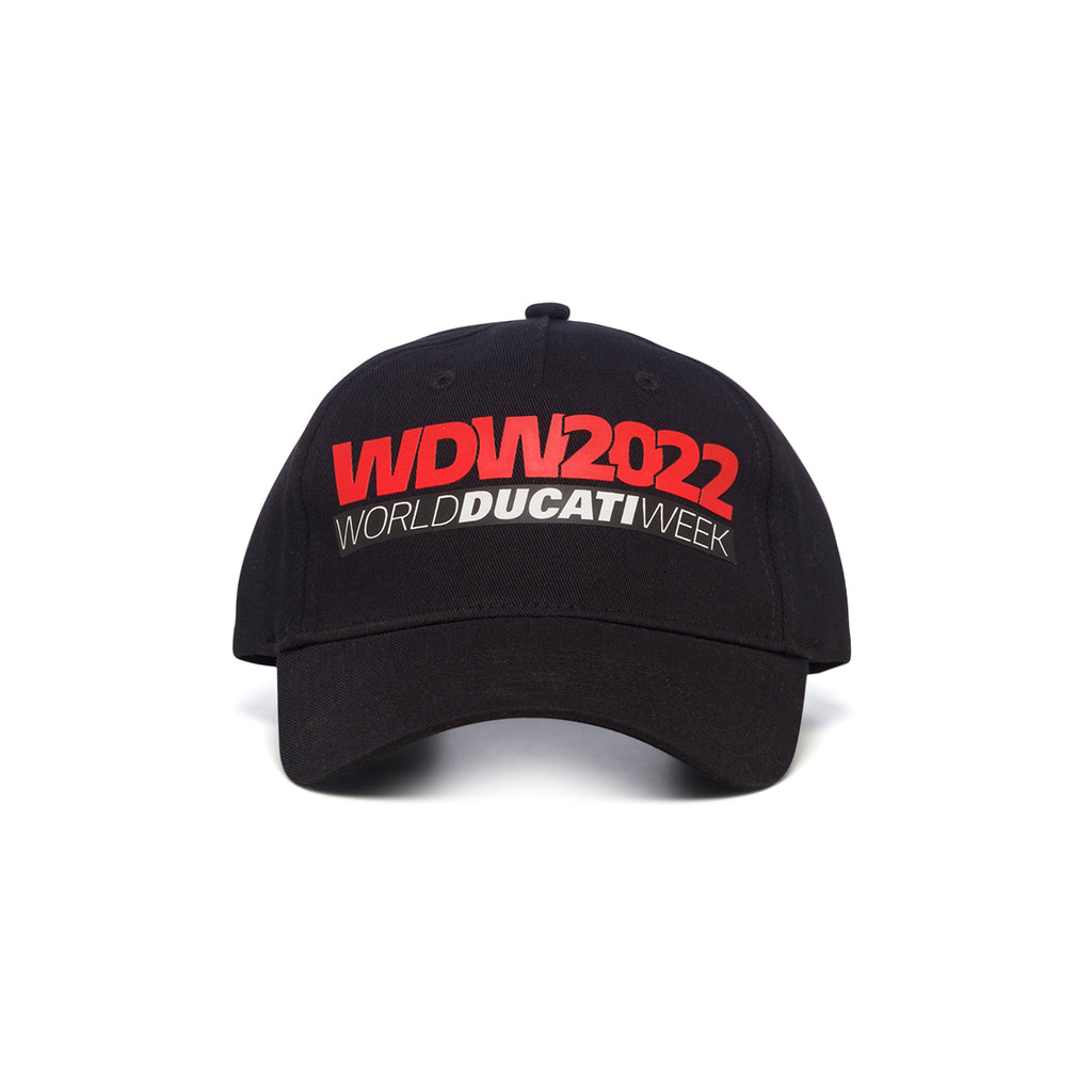 Cappellino nero con logo World Ducati Week 2022