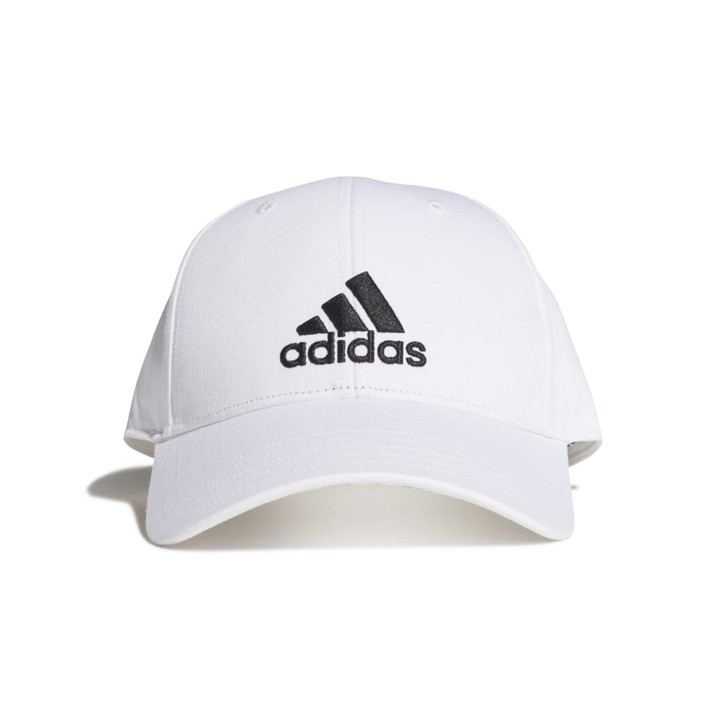 Cappellino bianco con logo ricamato adidas Baseball