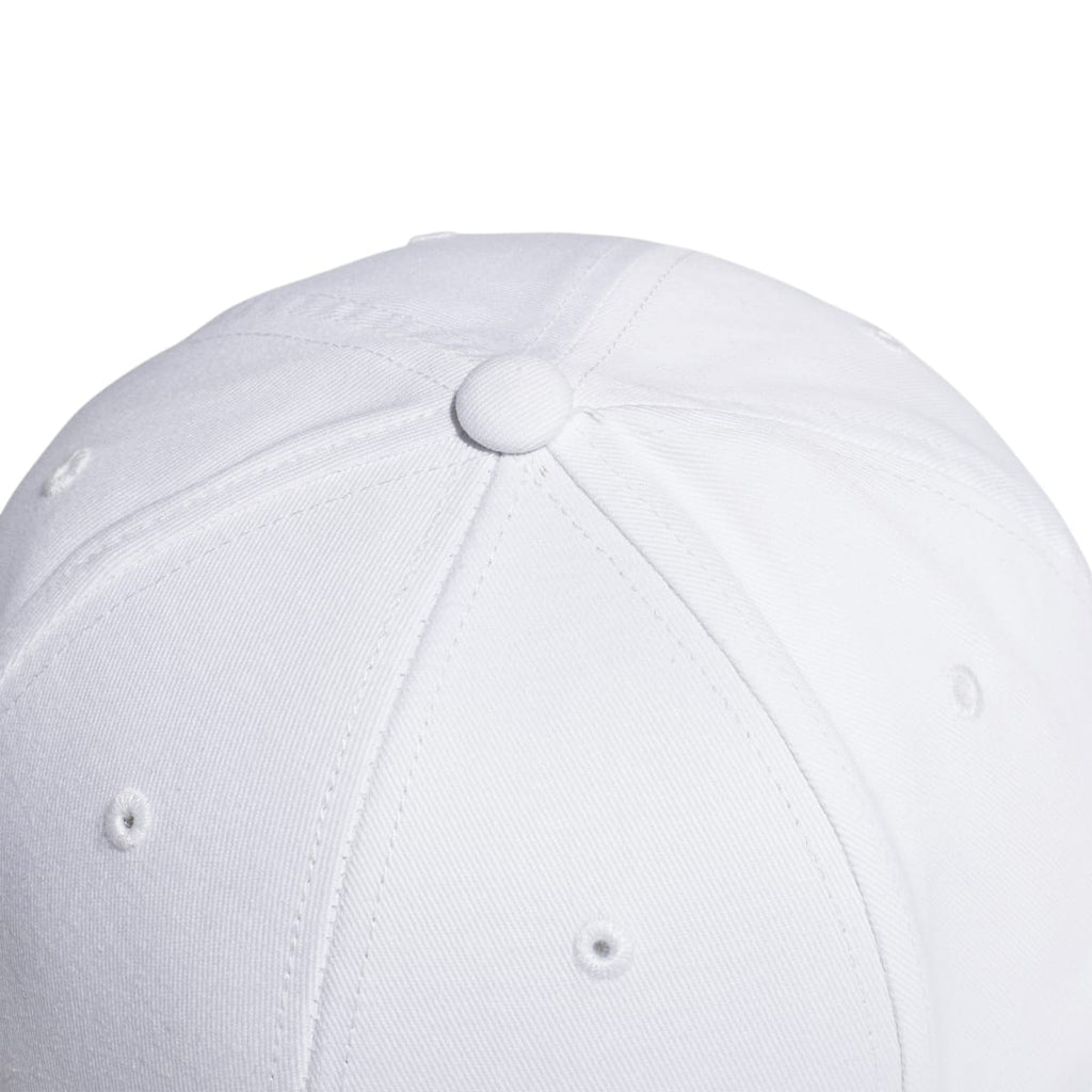 Cappellino bianco con logo ricamato adidas Baseball