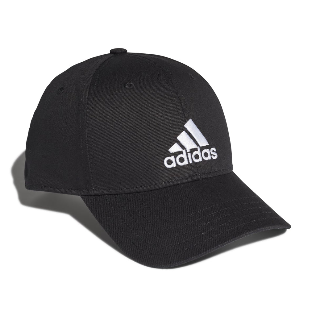 Cappellino nero con logo ricamato adidas Baseball