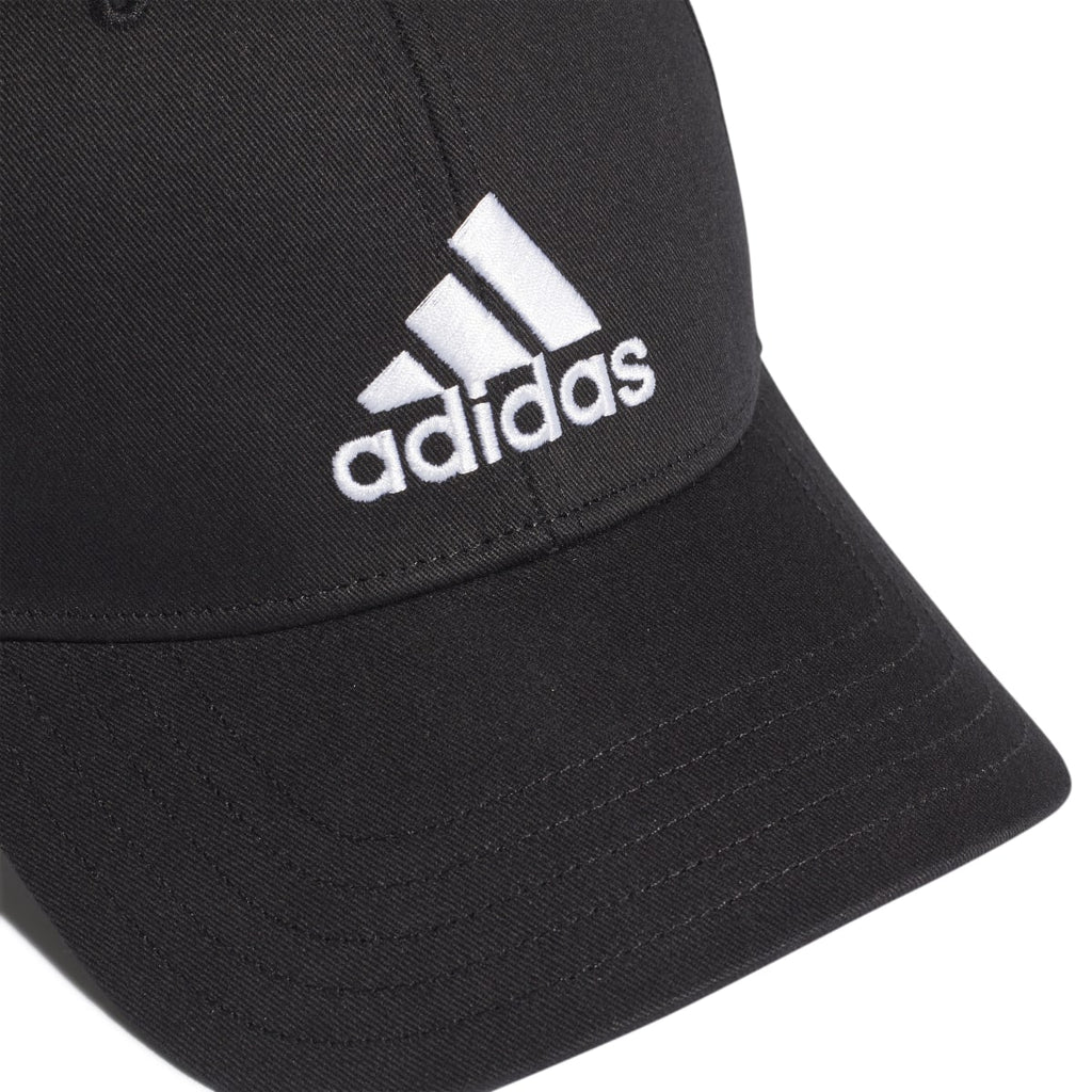 Cappellino nero con logo ricamato adidas Baseball