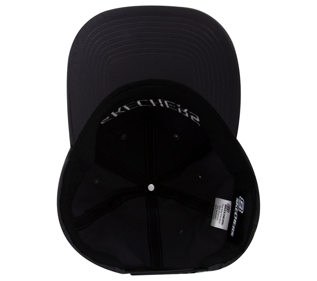 Cappellino da baseball nero con logo ricamato Skechers Tearstop