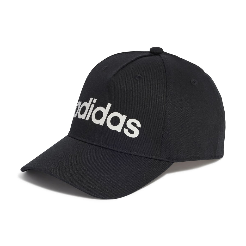 Cappellino da baseball nero con logo bianco adidas Daily