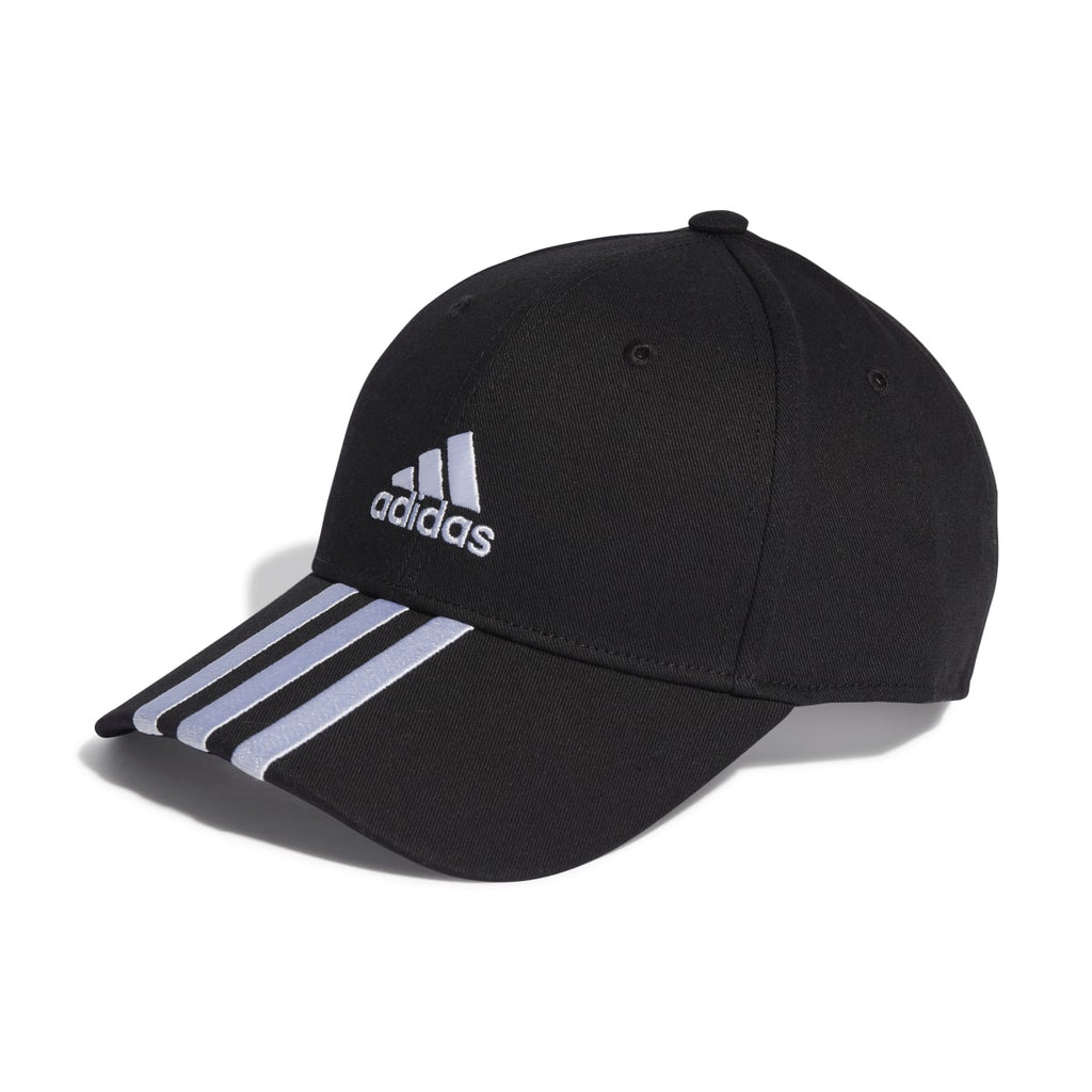 Cappellino da baseball nero adidas 3-stripes Cotton Twill