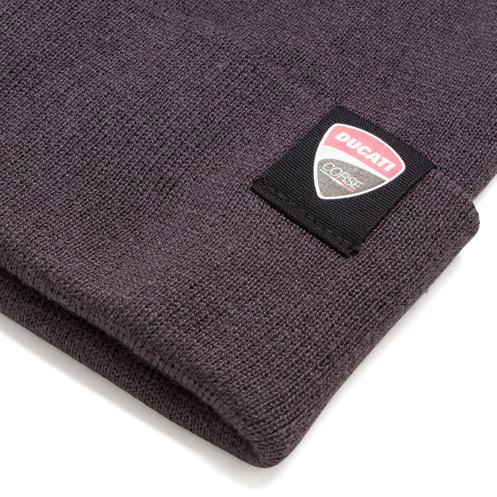 Berretto invernale grigio con logo Ducati Corse Assen