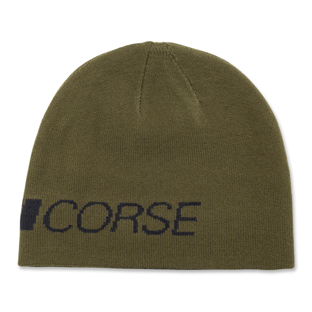 Berretto invernale verde con logo blu Ducati Corse Shanghai