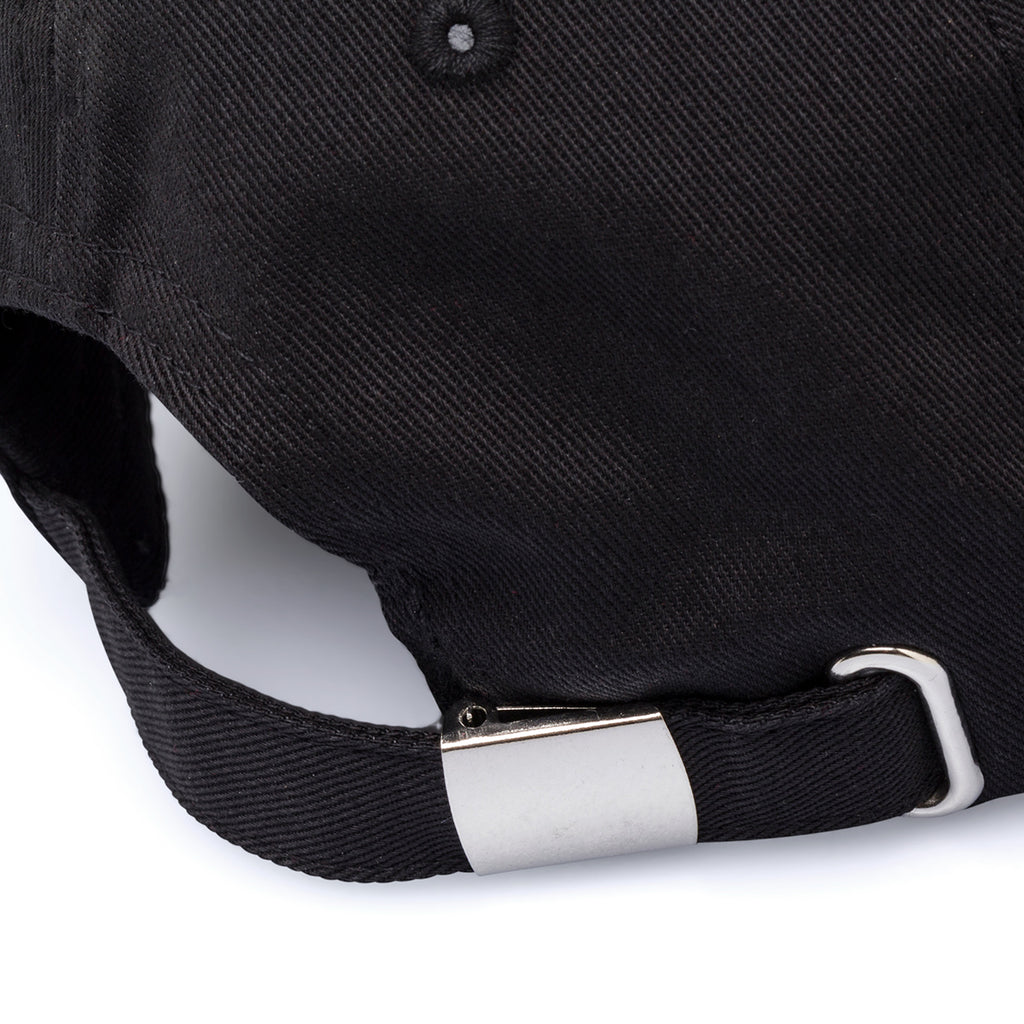 Cappellino da baseball nero con visiera rossa e logo Ducati Corse