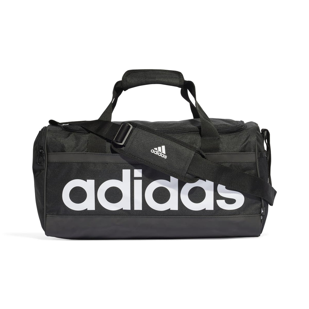 Borsone sportivo nero da palestra adidas Essentials Linear Medium