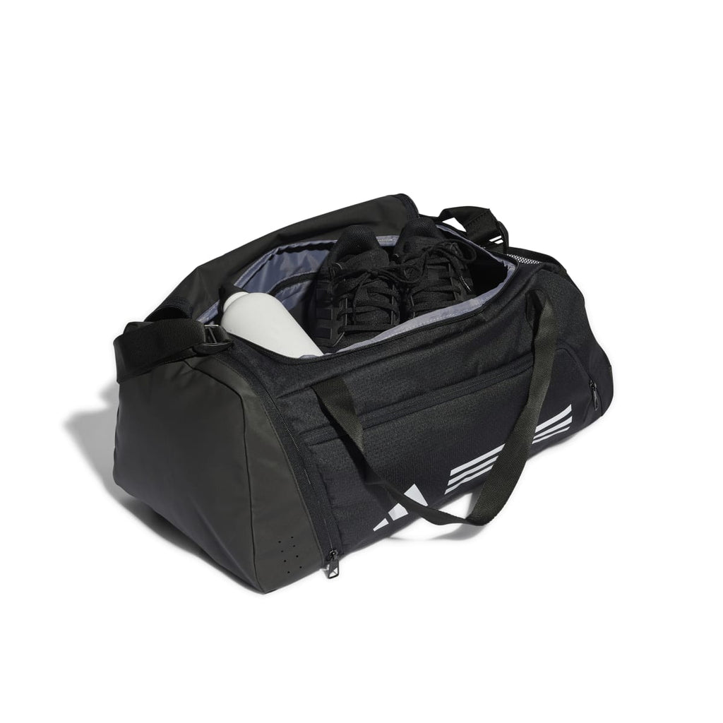 Borsone sportivo nero da palestra adidas TR Duffle S 3-Stripes