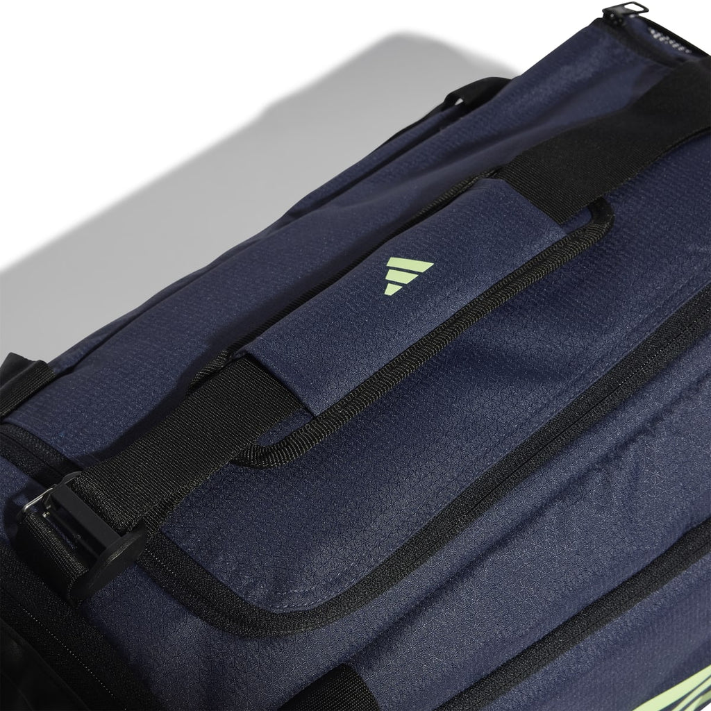 Borsone sportivo blu da palestra adidas TR Duffle S 3-Stripes