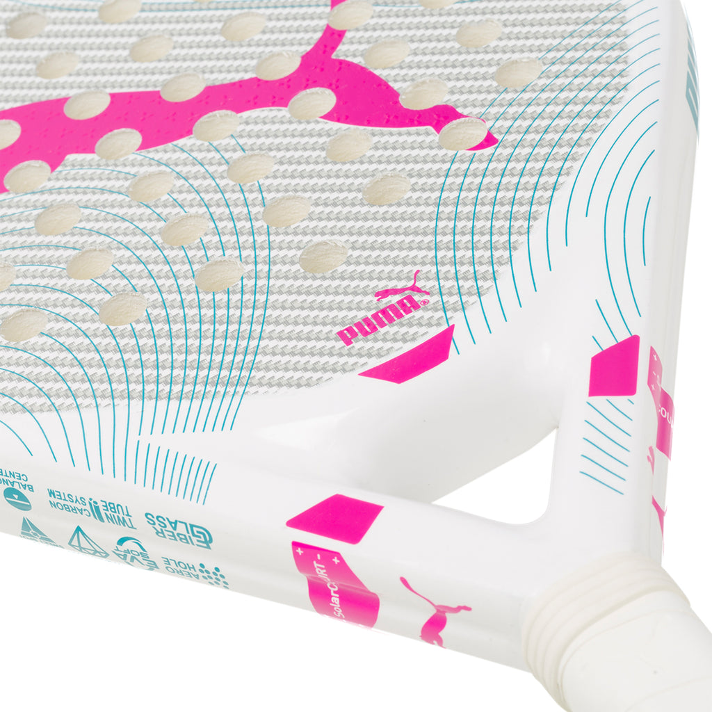 Racchetta da padel bianca Puma SolarCOURT