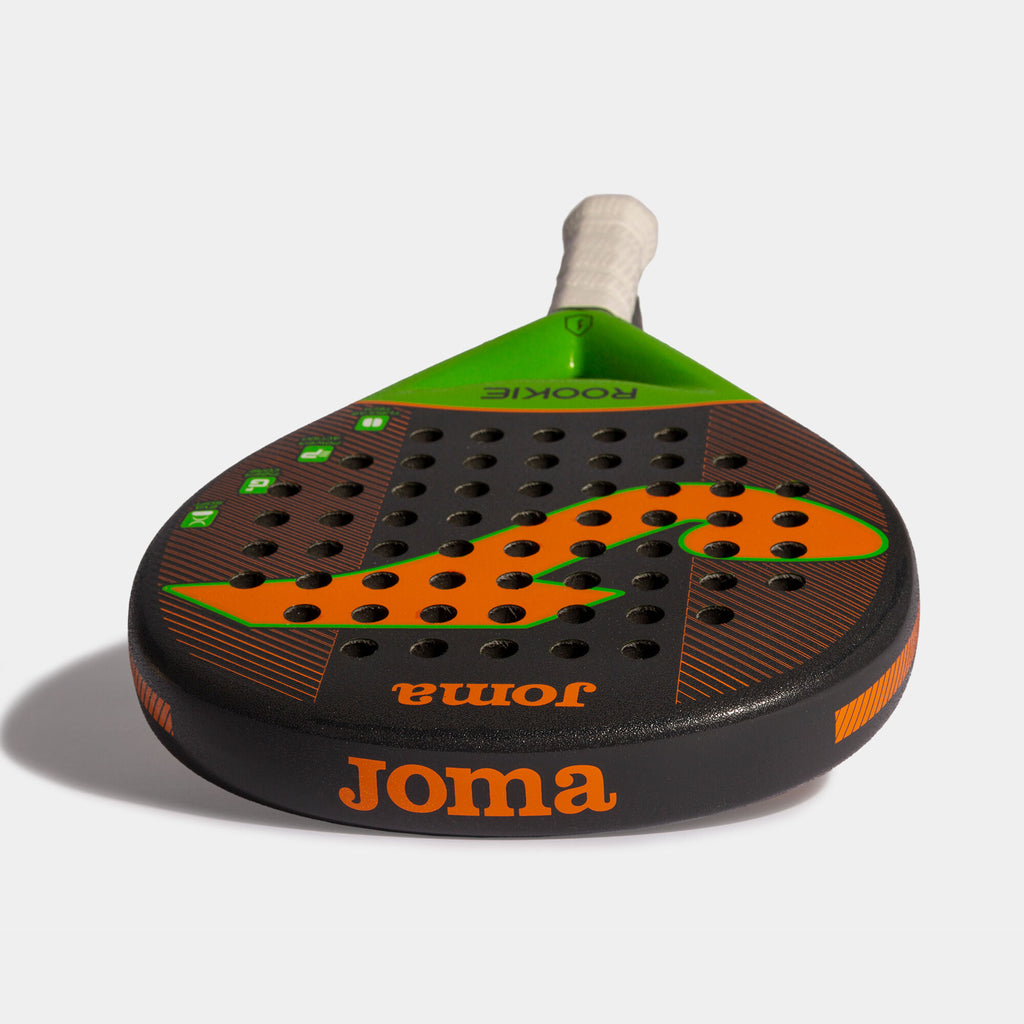 Racchetta da padel arancione, nera e verde Joma Rookie