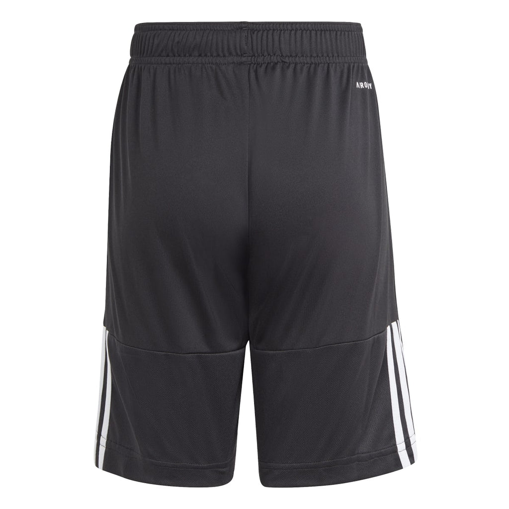Pantaloncini sportivi neri da bambino con logo adidas Sereno Junior