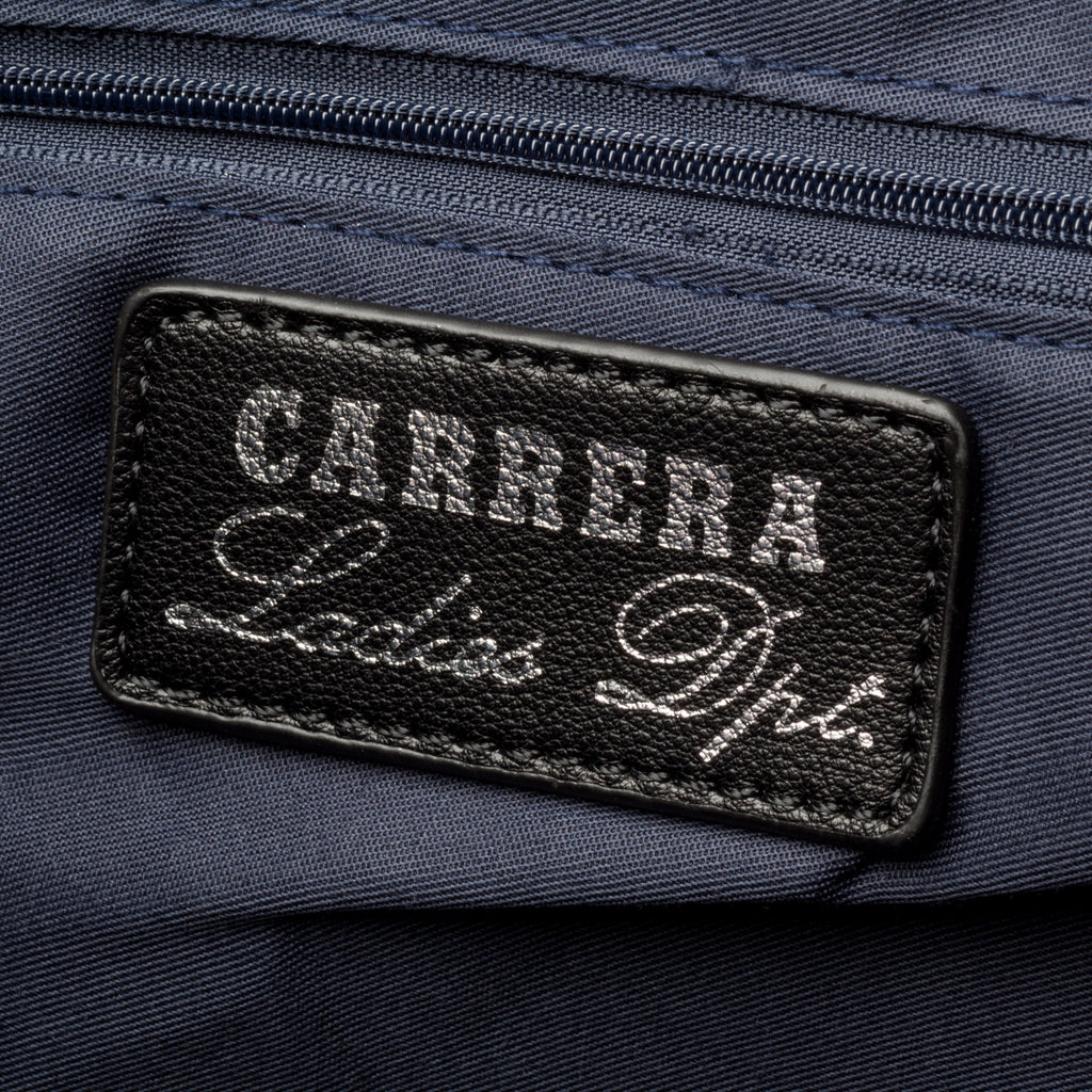 Borsa a spalla nera con piccole borchie Carrera Jeans Allie