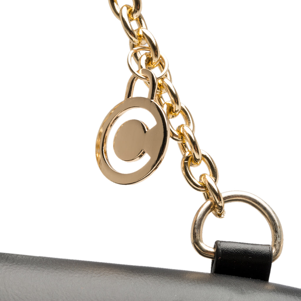 Borsa a spalla nera con piccole borchie Carrera Jeans Sofia