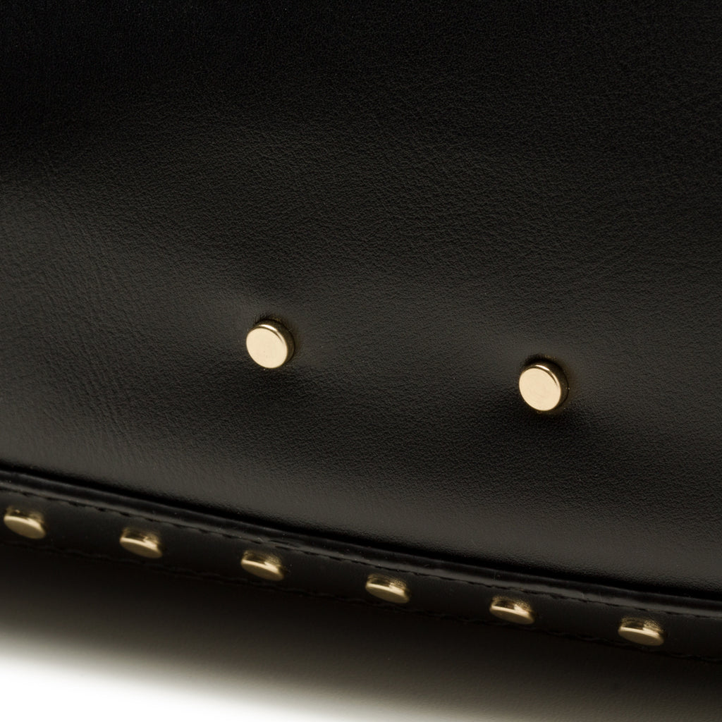 Borsa a spalla nera con manico in metallo Carrera Jeans Sofia