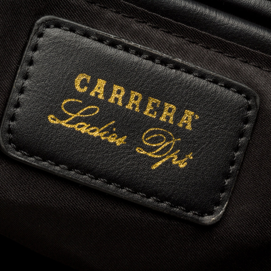 Borsa a spalla nera con manico in metallo Carrera Jeans Sofia