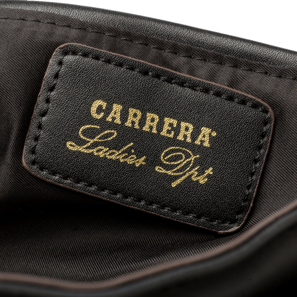 Borsa a spalla nera con borchie a piramide Carrera Jeans Emma