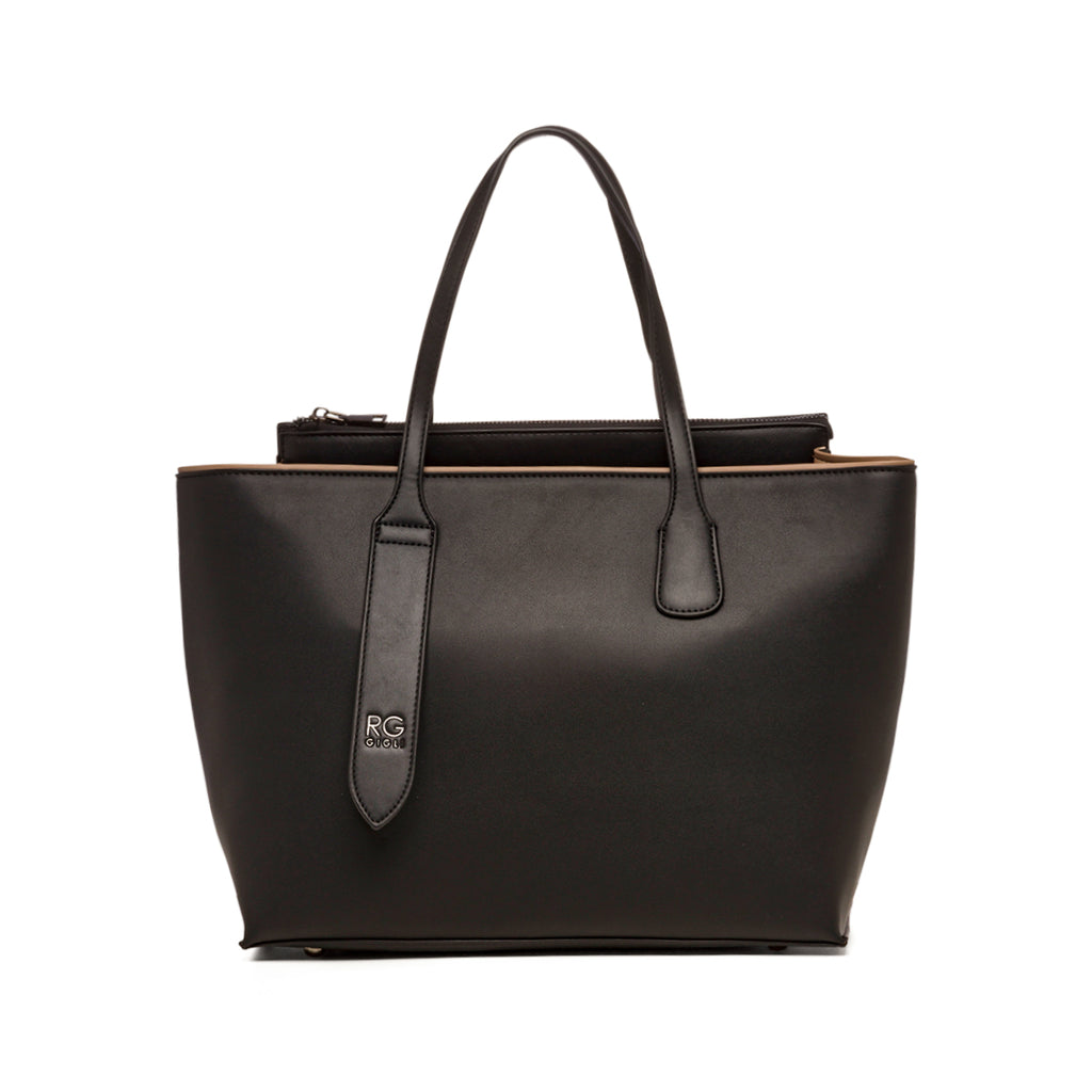 Borsa a spalla nera da donna Romeo Gigli Anastasia