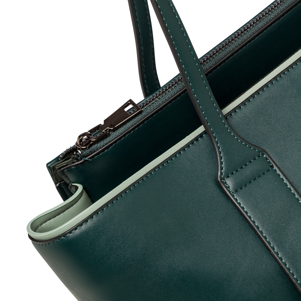 Borsa a spalla verde da donna Romeo Gigli Anastasia