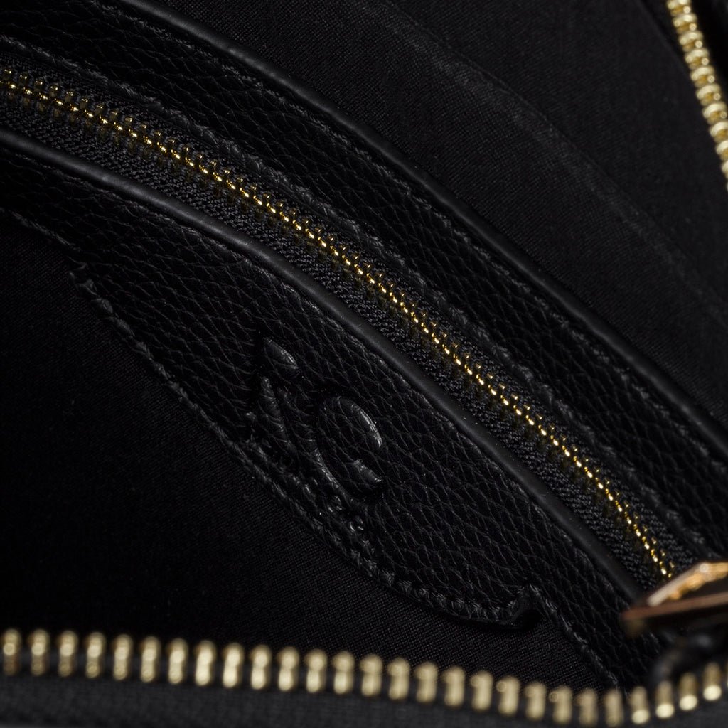 Borsa a spalla nera con manico a catena Romeo Gigli Abigail