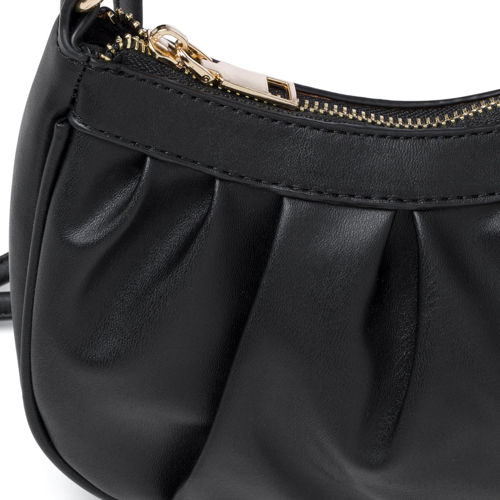 Borsa a mano nera con manico a catena Lora Ferres