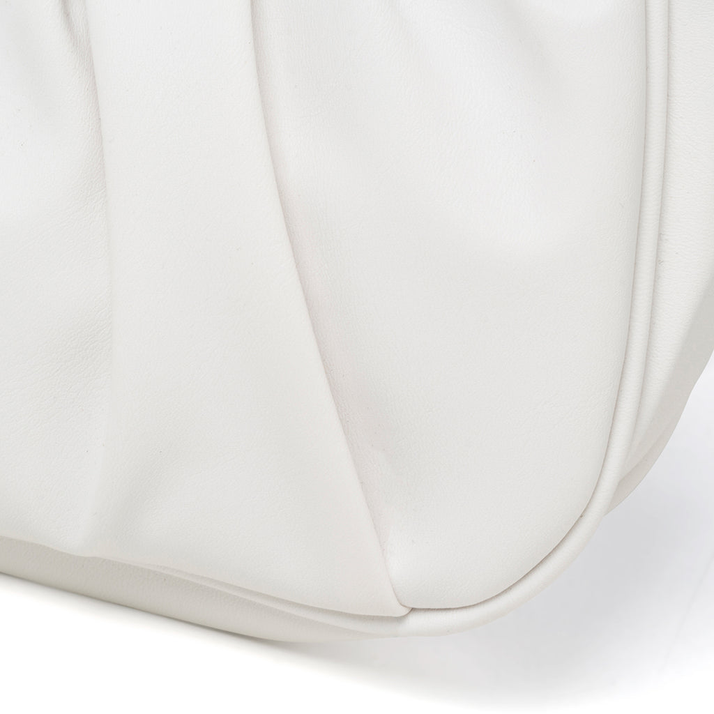 Borsa a mano bianca con manico a catena Lora Ferres