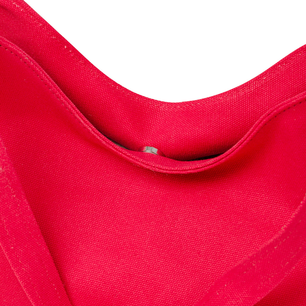 Borsa a spalla rossa con paillettes Lora Ferres