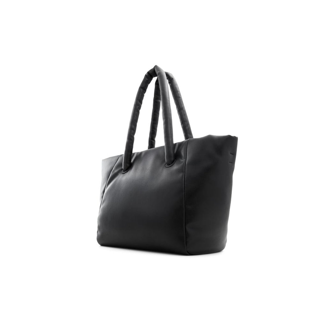 Borsa a spalla nera in pelle vegana morbida Call It Spring Cloudpuff